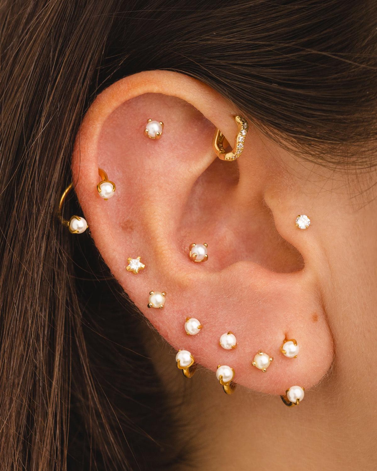 PIERCING LIEBE PERLE SILBER