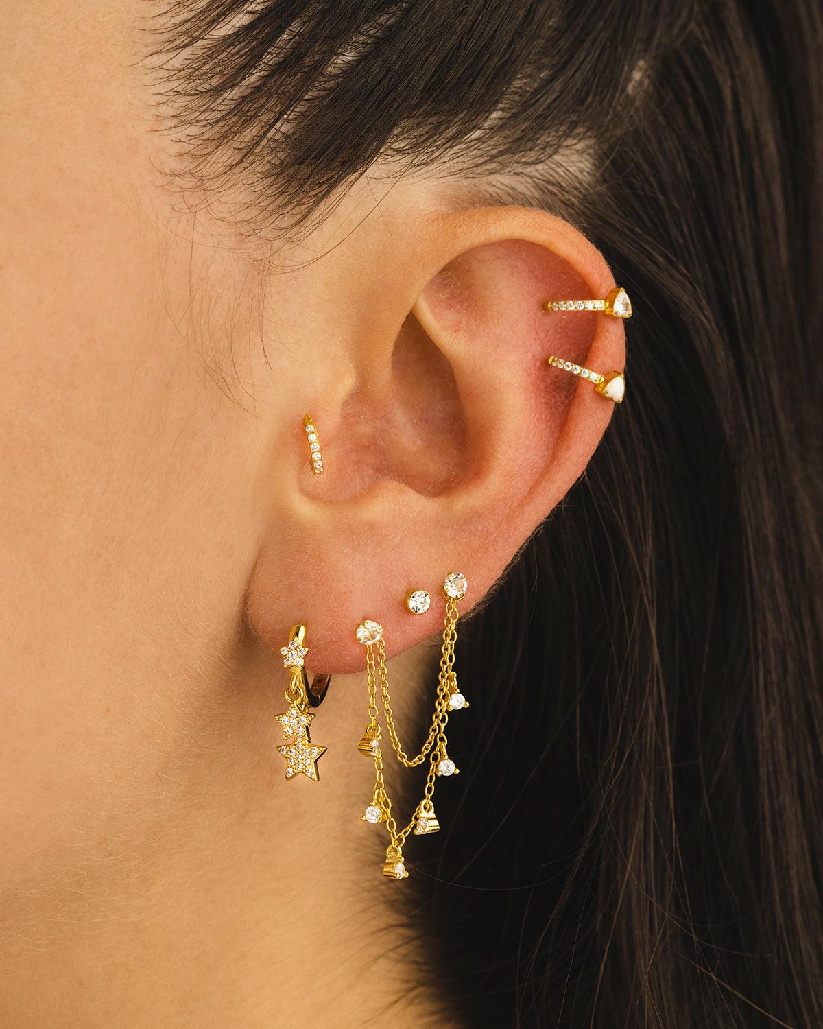 PIERCINGSCHLEIFE DAME M GOLD