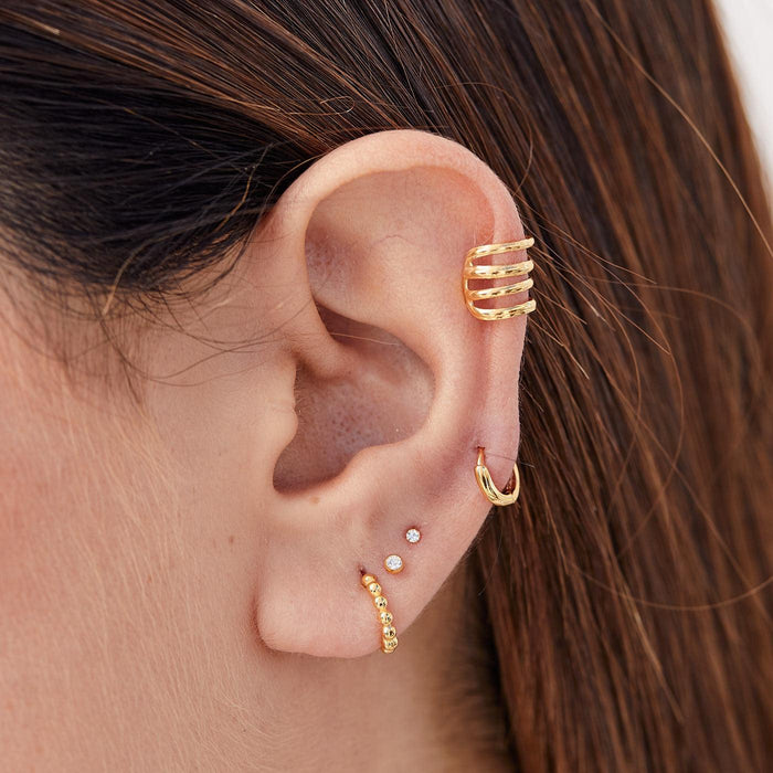 HARI MAXI SILBER OHRRINGE