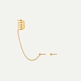HARI CHAIN BALL DUO GOLD OHRRINGE