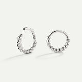 PIERCINGSCHLEIFE KUGELN SILBER