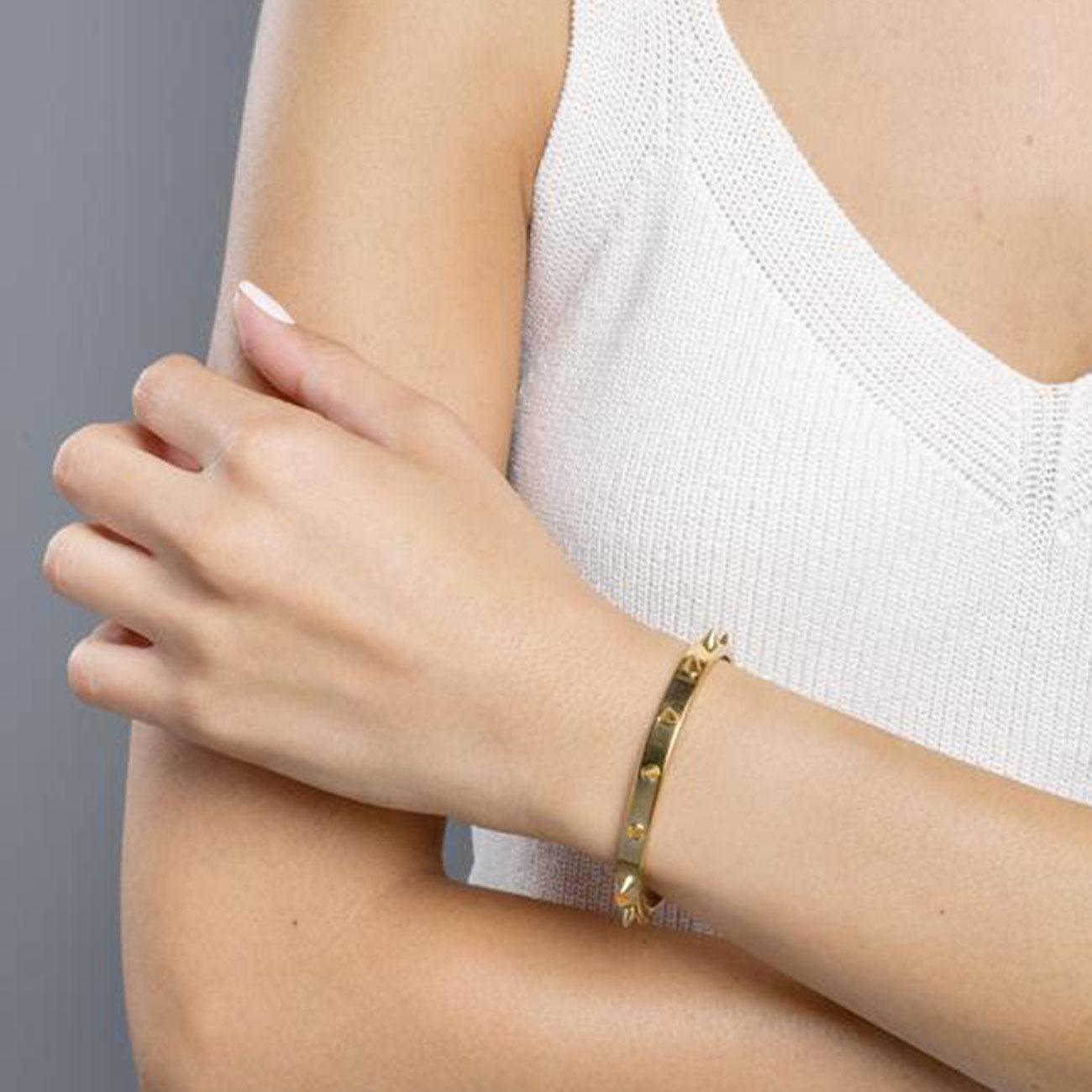 ARMBAND PUNK ROSÉGOLD