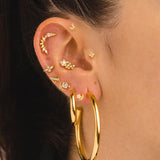 HALBSILBERPIERCING