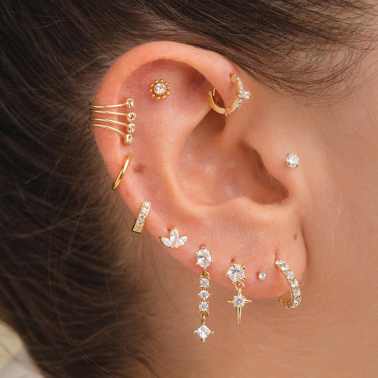 PIERCINGSCHLEIFE M SILBER