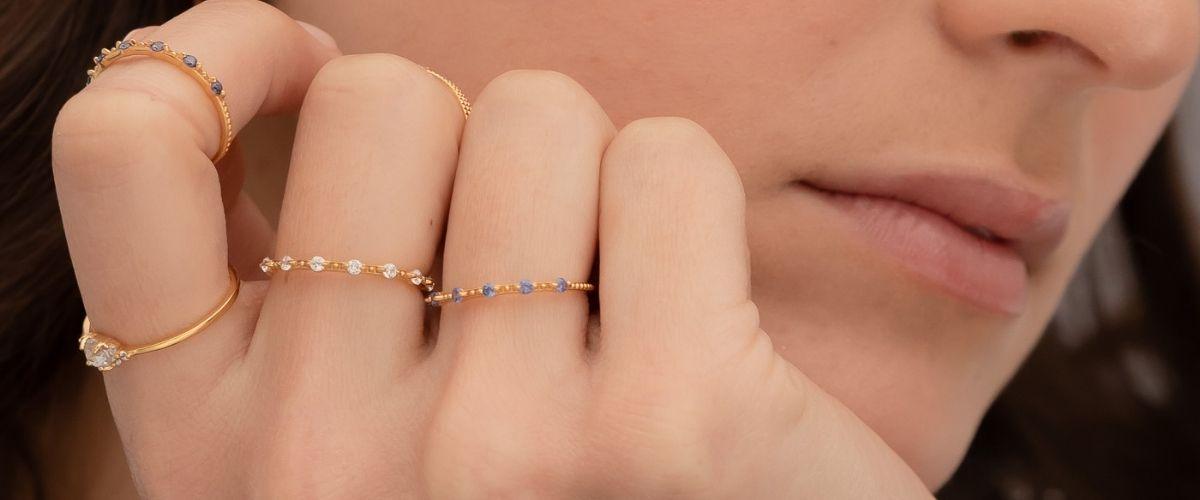 Gemstone rings