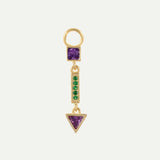 CHARM ALLOY PURPLE GOLD
