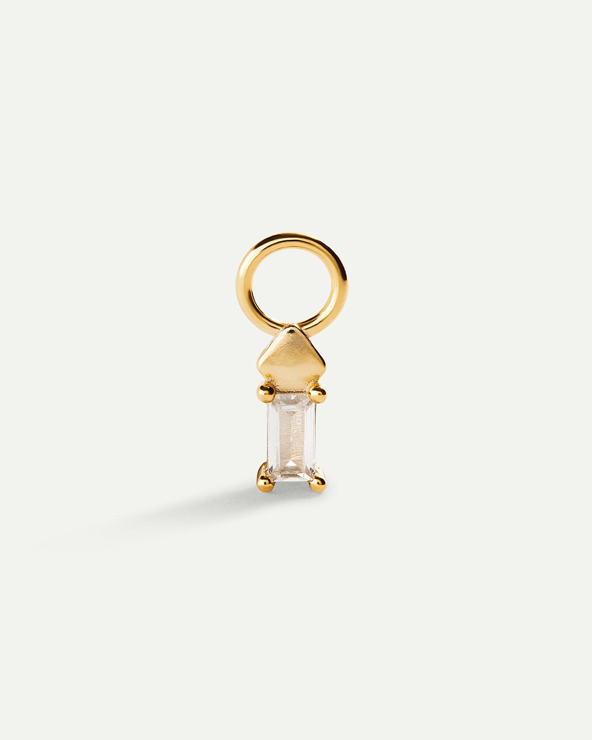 BAGUETTE GOLD CHARM