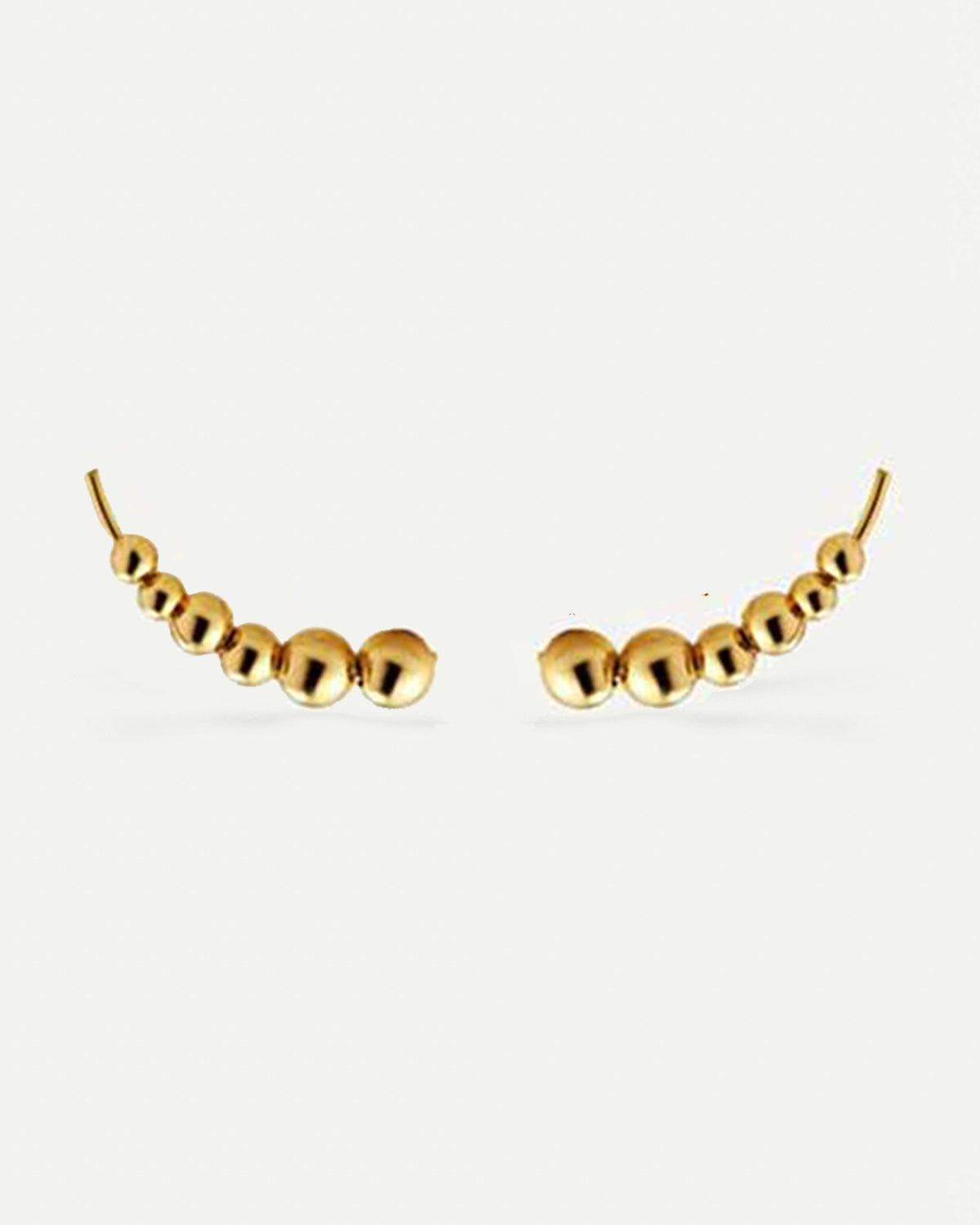 BALLS MAXI GOLD EARRINGS