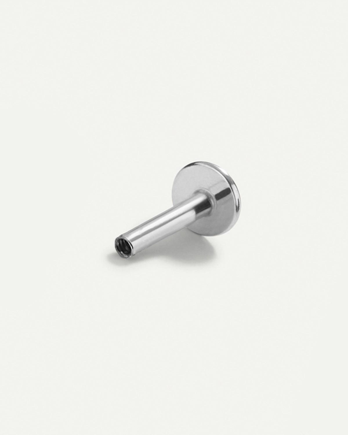 SILVER INTERNAL THREAD PIERCING BAR