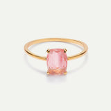 BEATRIZ CHERRY GOLD RING