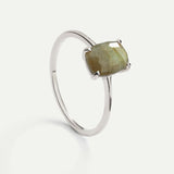 BEATRIZ LABRADORITE SILVER RING