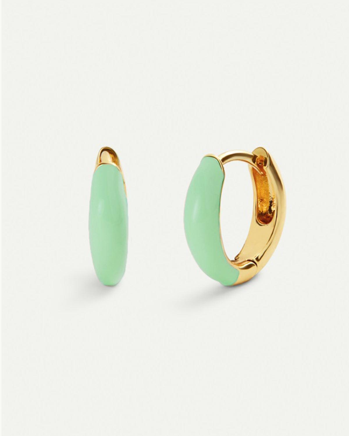 BELMA GREEN GOLD EARRINGS