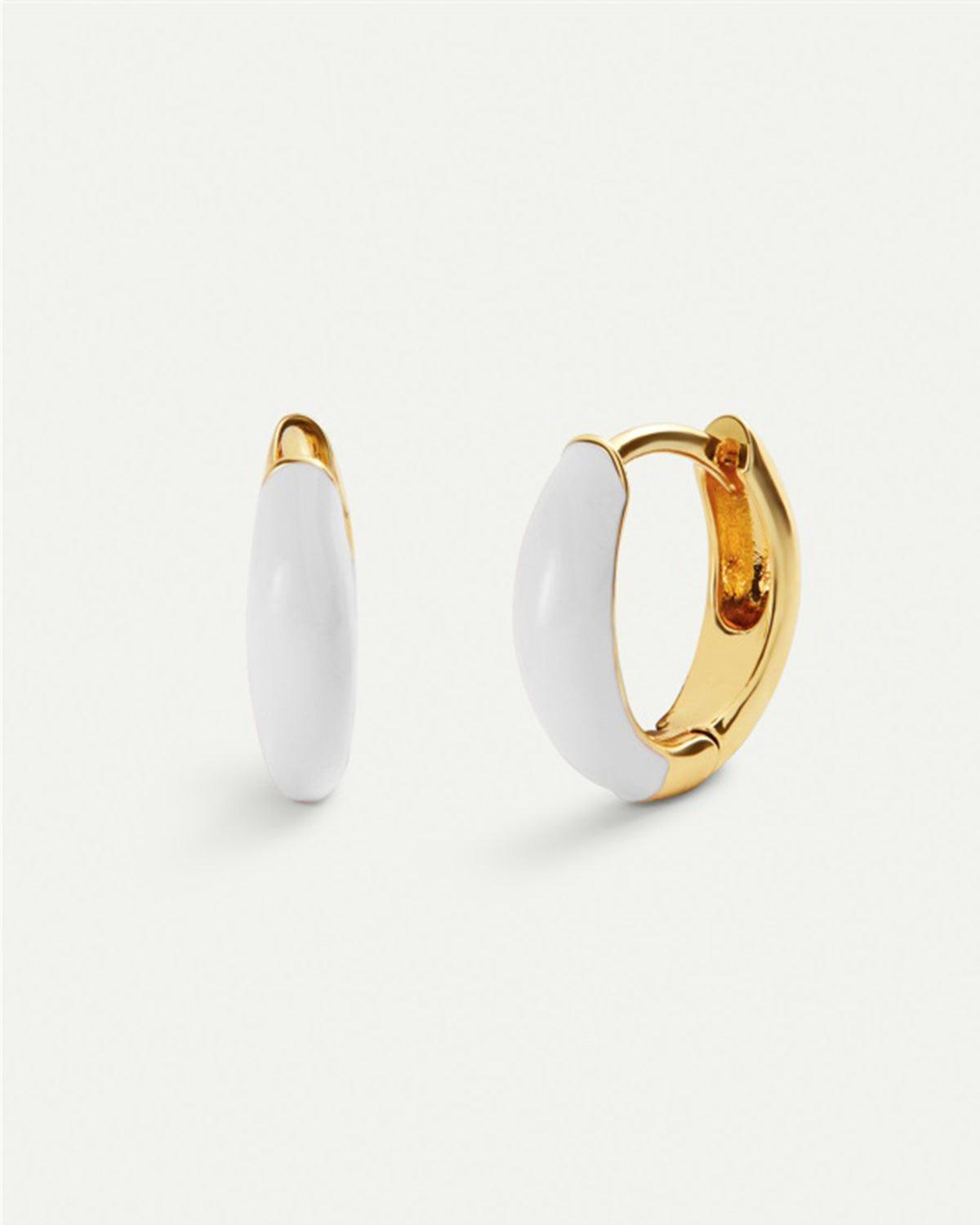 BELMA WHITE EARRINGS