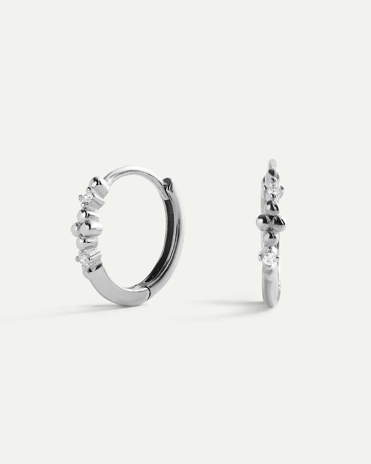 BOLT SILVER EARRINGS