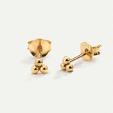 CLOVER MINI GOLD EARRINGS