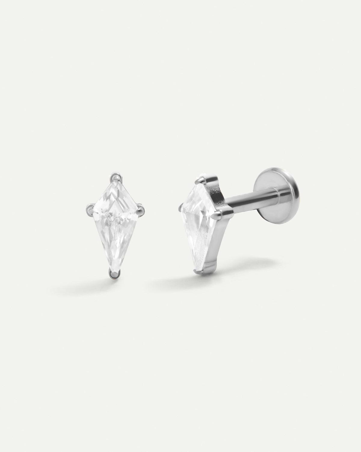 PIERCING DIAMOND SILVER