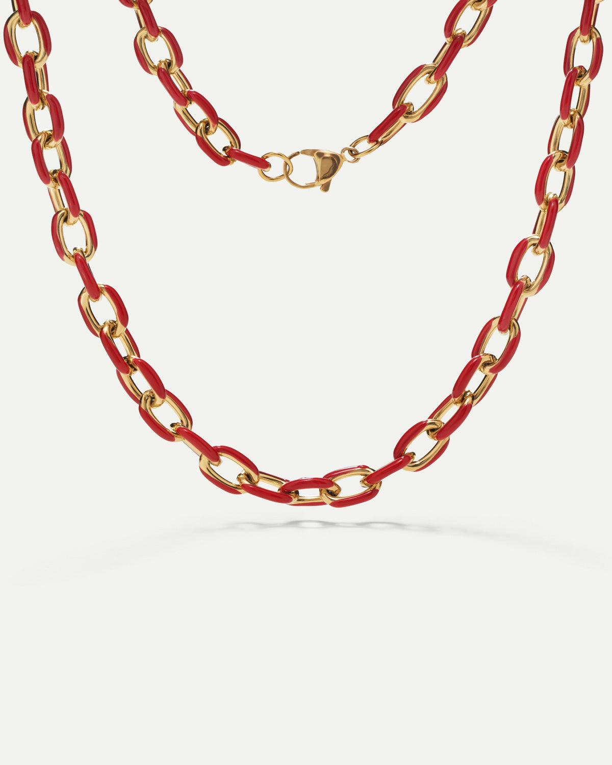 GINA RED NECKLACE