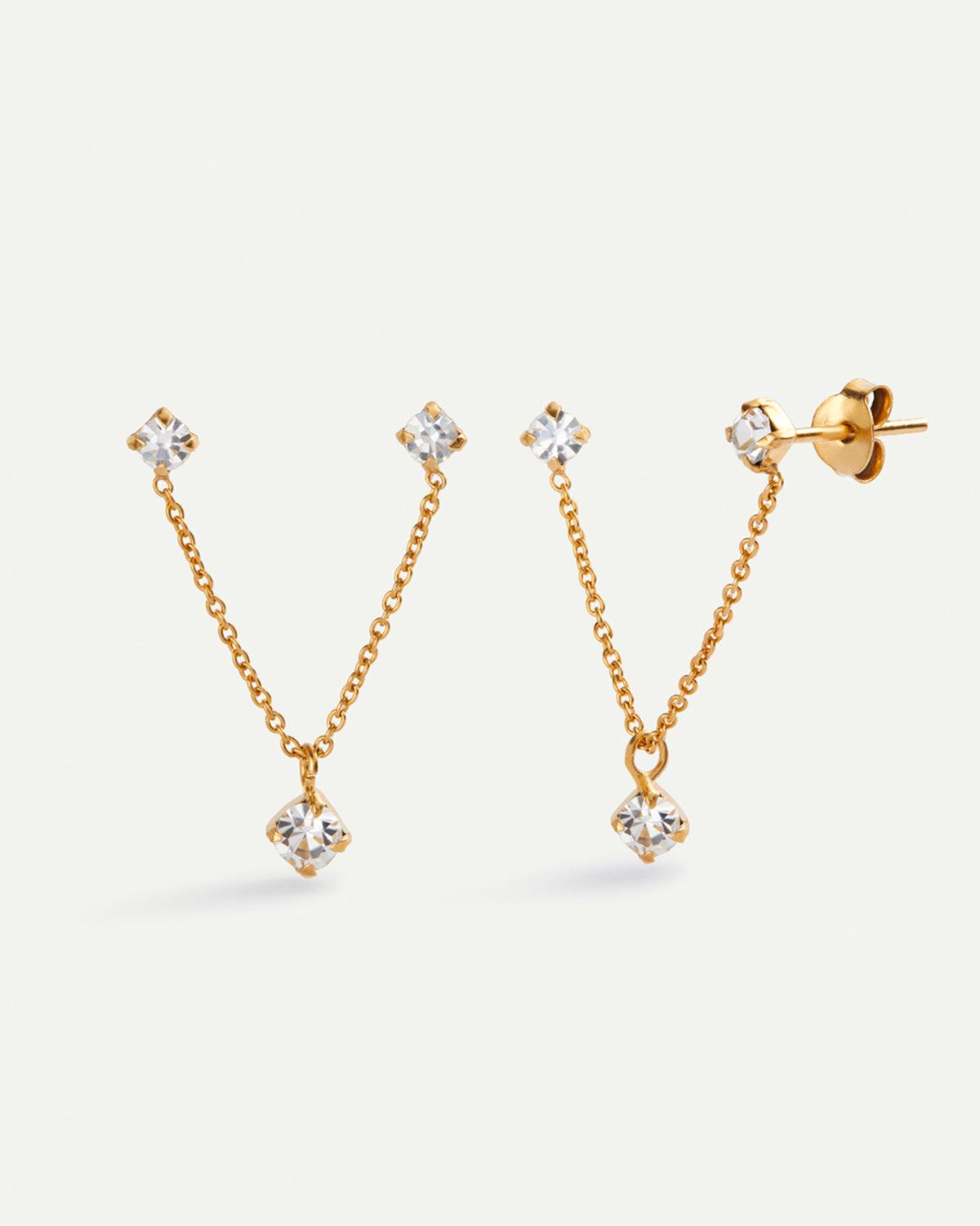 GOLD CHERRY EARRINGS