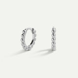 HOOPS BALLS MINI SILVER EARRINGS