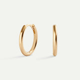 HOOPS MAXI GOLD EARRINGS