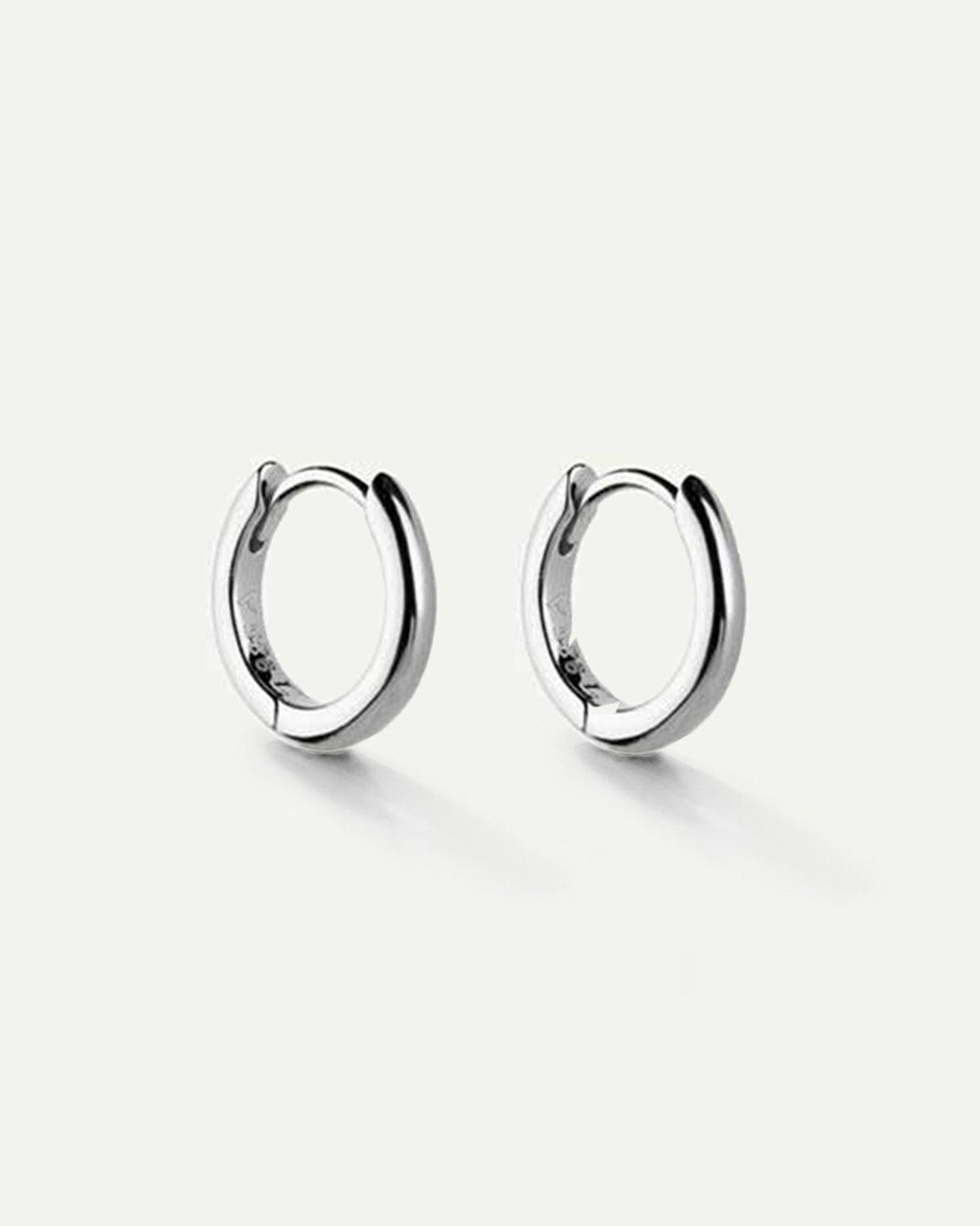 HOOPS SILVER EARRINGS