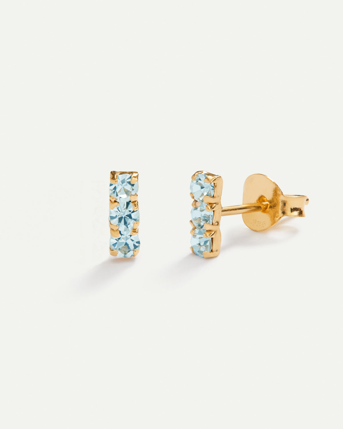 HORIZON BLUE GOLD EARRINGS