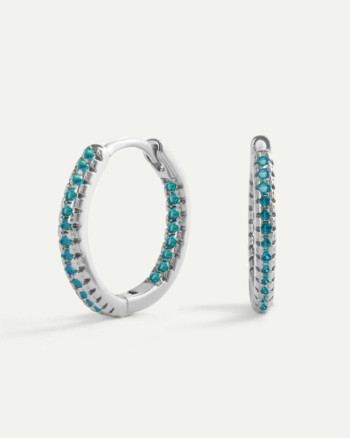IRINA TURKIS SILVER EARRINGS
