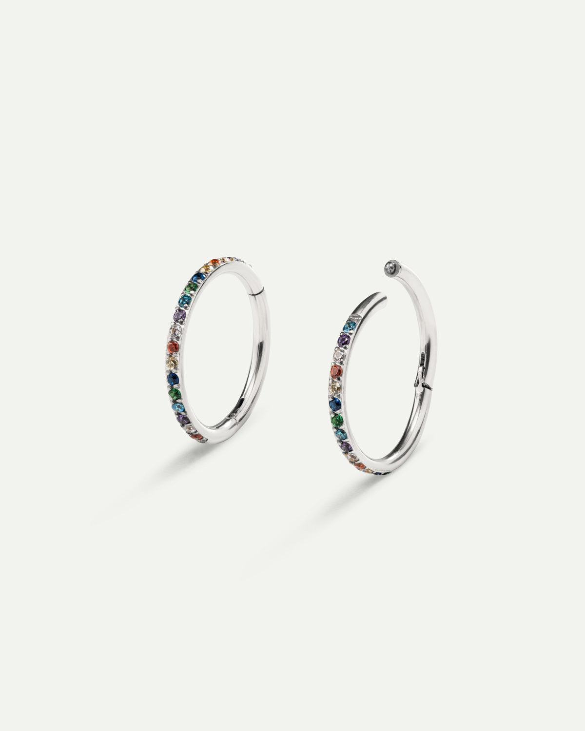 ISEL L SILVER PIERCING