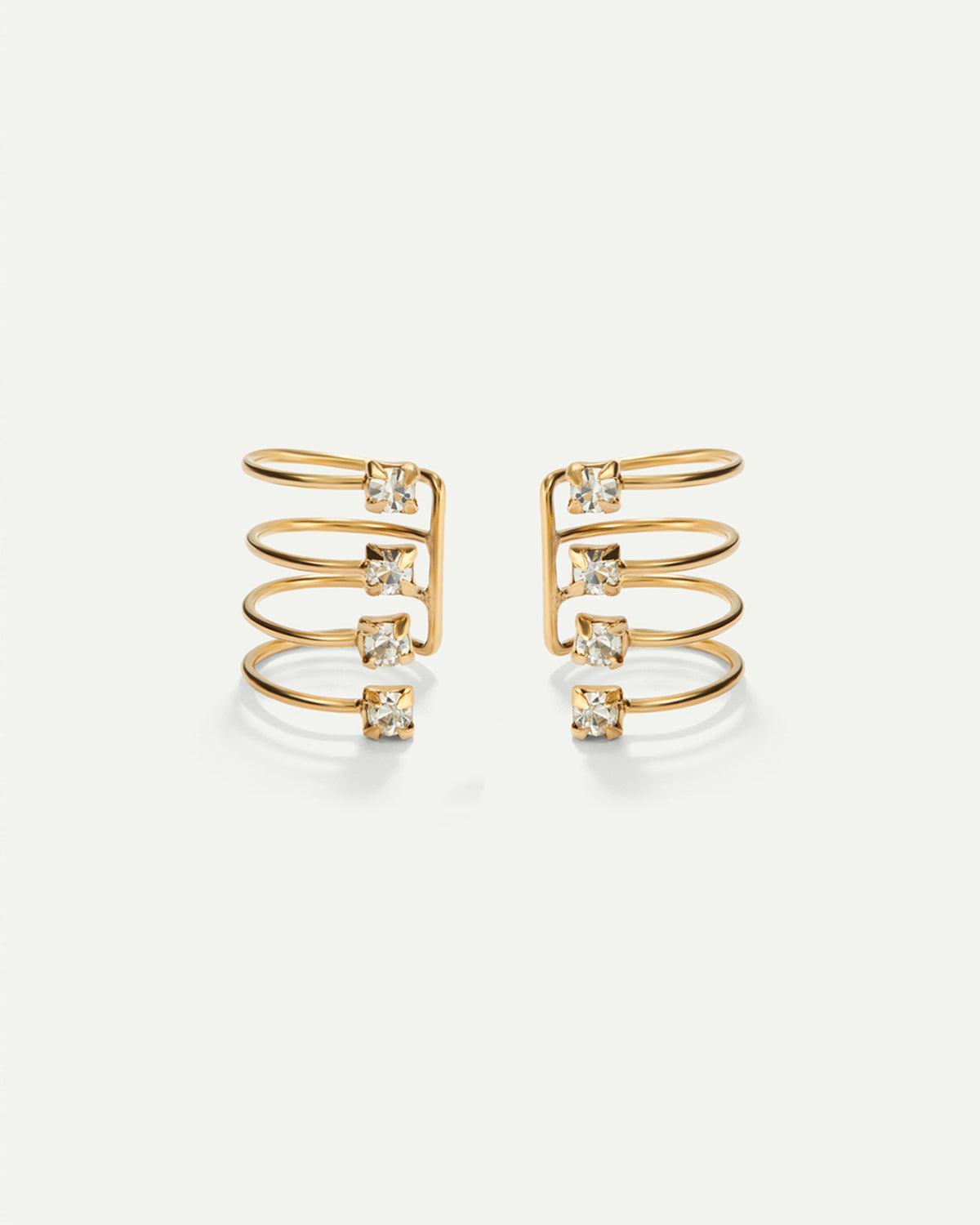 IXIA GOLD EARRINGS