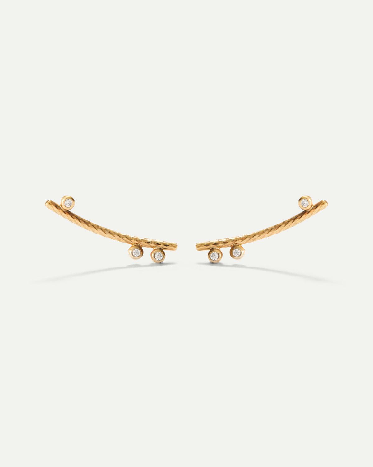 JIMENA GOLD EARRINGS