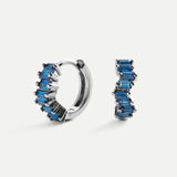 LAIS BLUE SILVER EARRINGS