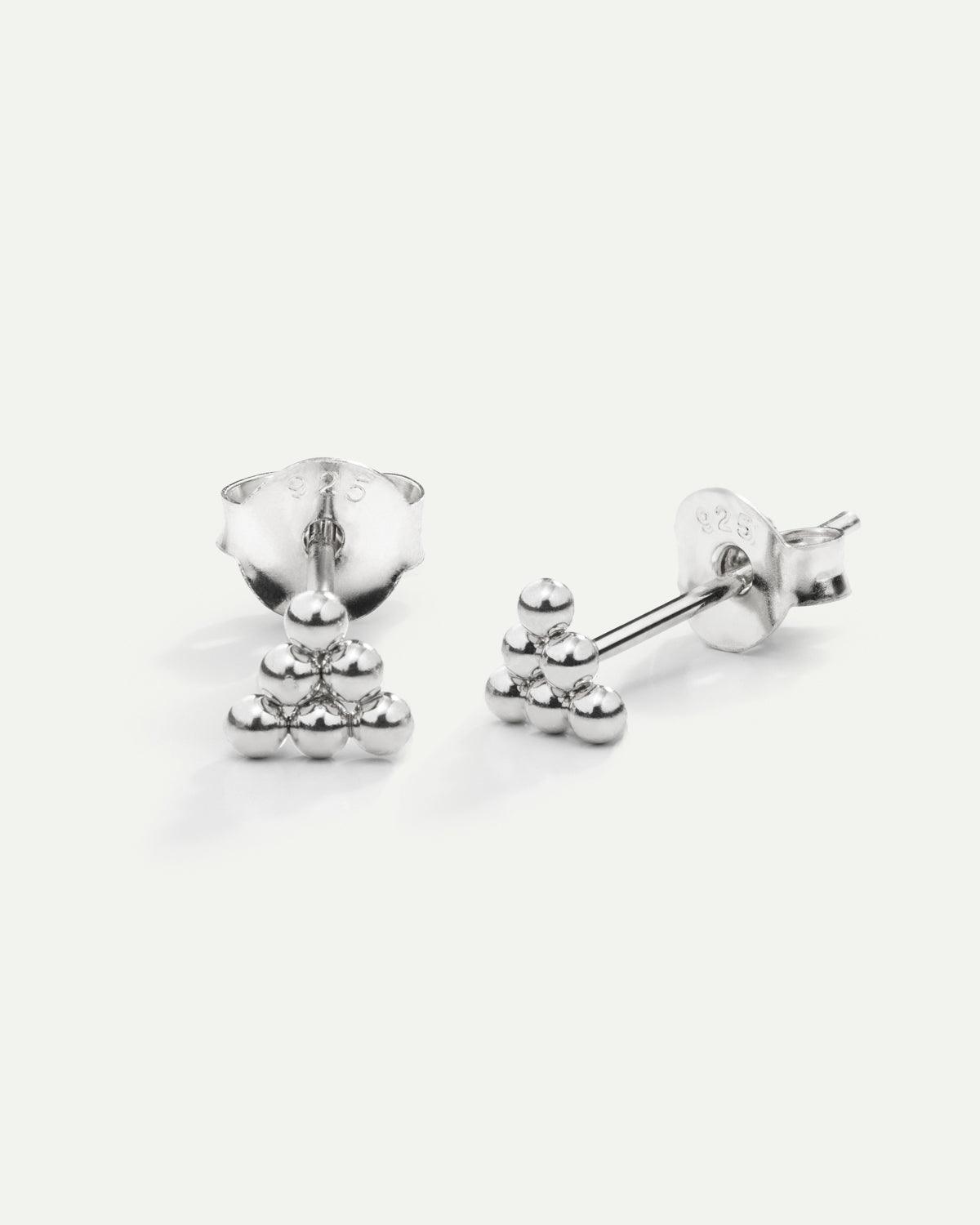 SILVER POUND EARRINGS