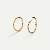 PIERCING LOOP M TWIST GOLD