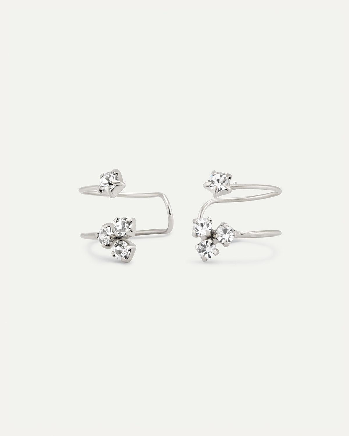 MEL SILVER EARRINGS