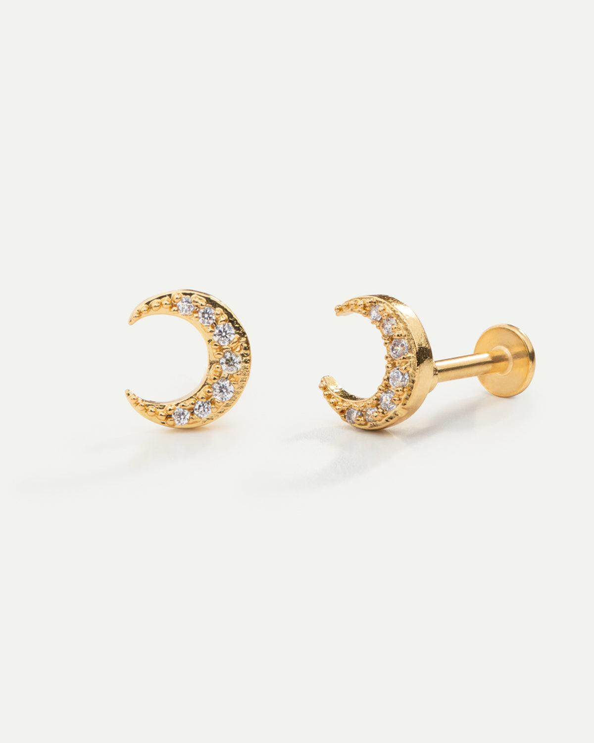 PIERCING MOON BRIGHT GOLD