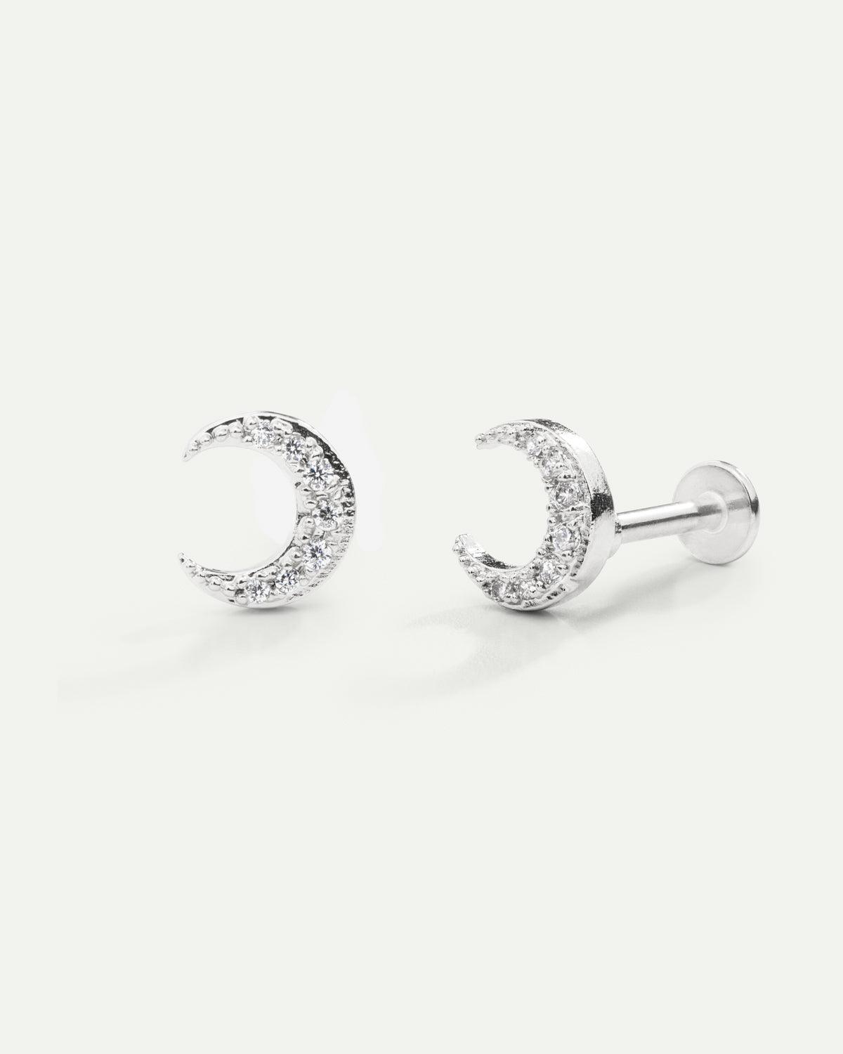 PIERCING MOON BRIGHT SILVER