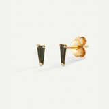 NIB MINI BLACK GOLD EARRINGS