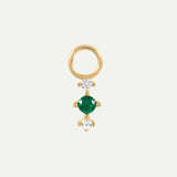 CHARM NORA GREEN GOLD