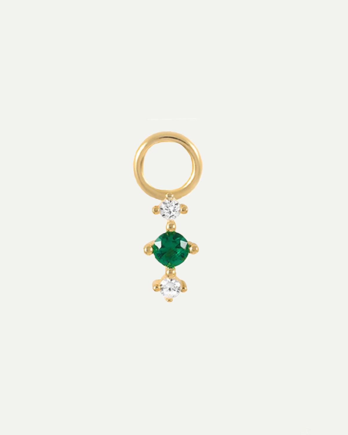 CHARM NORA GREEN GOLD