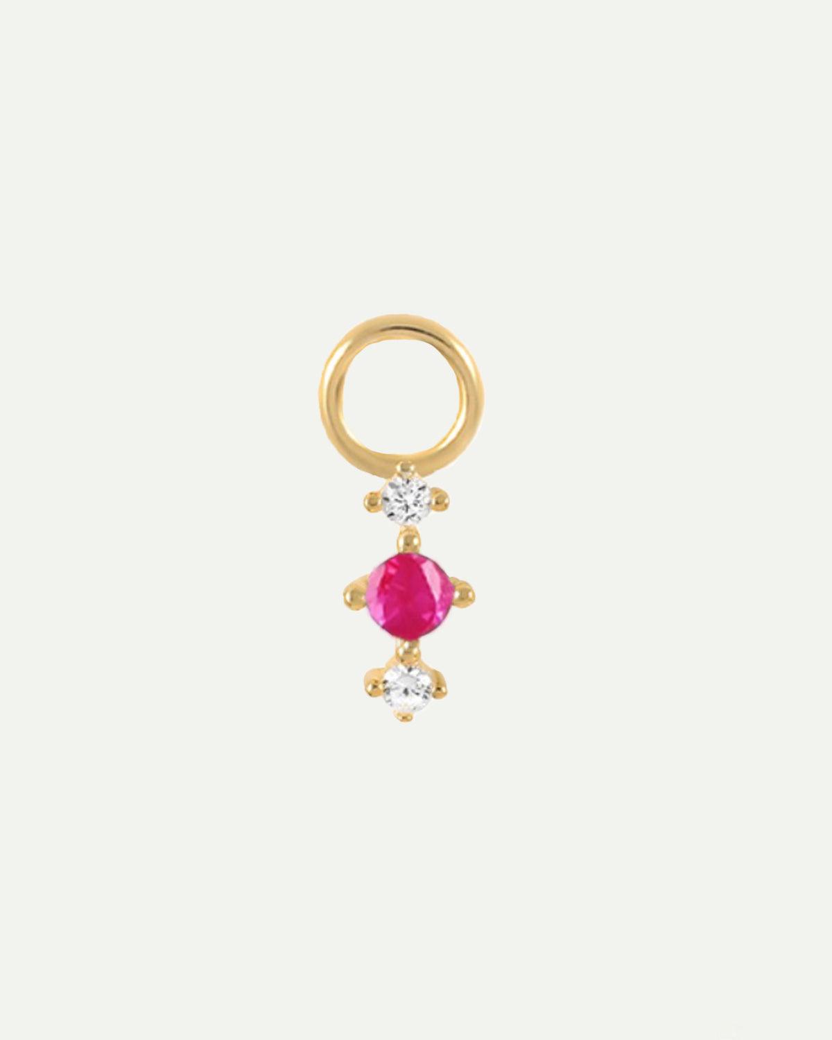 CHARM NORA PINK GOLD