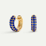 NOVA BLUE GOLD EARRINGS
