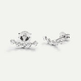 OLIVIA SILVER EARRINGS