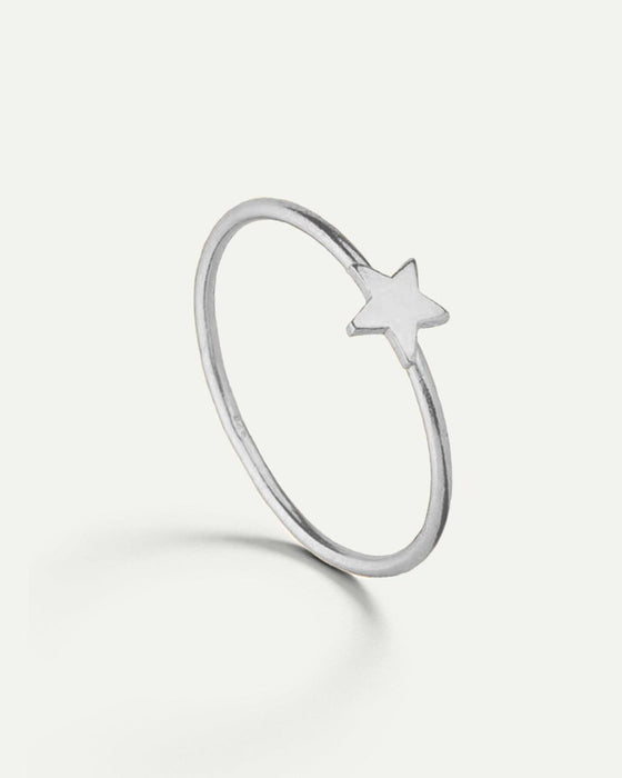 STAR SILVER RING