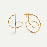 SWING GOLD EARRINGS