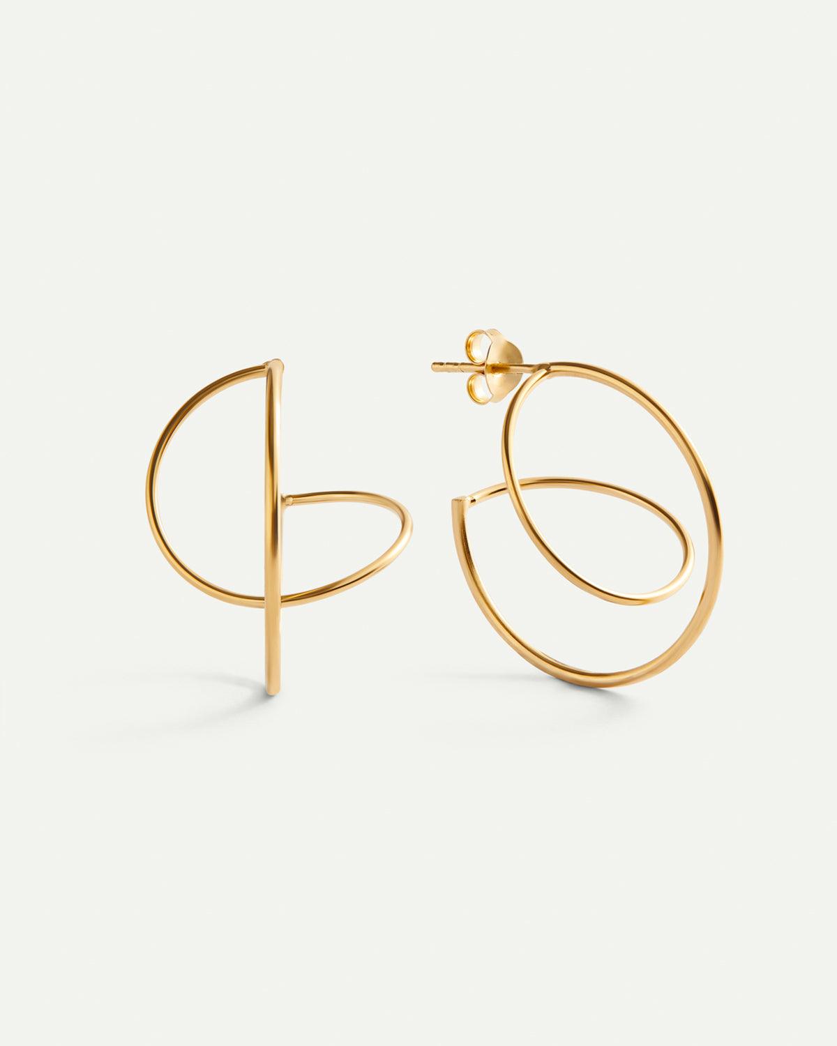 SWING GOLD EARRINGS