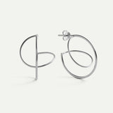 SWING SILVER EARRINGS