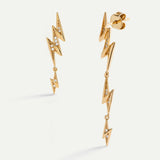 TALA DUO GOLD EARRINGS