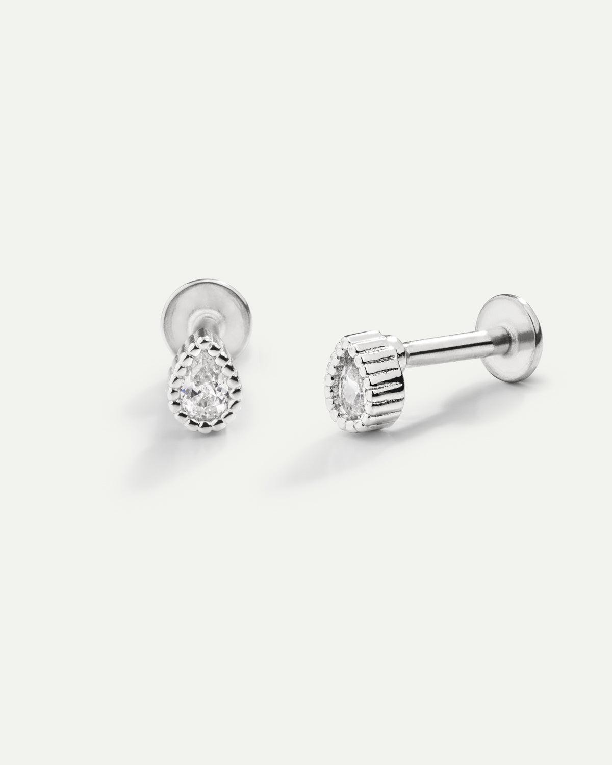 PIERCING TEARS SILVER