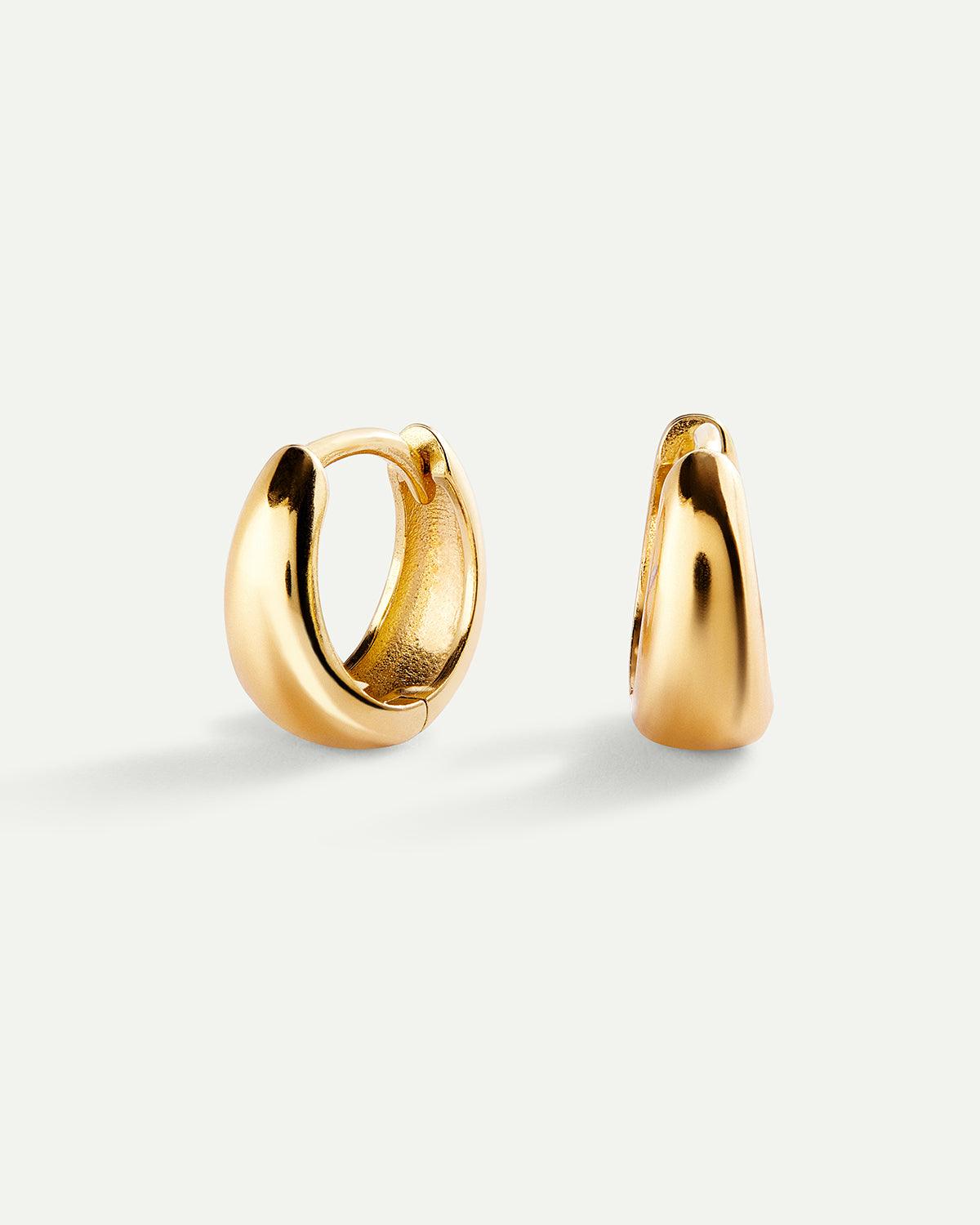 URA L GOLD EARRINGS