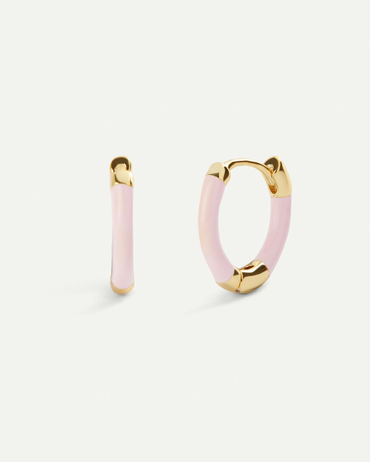 VENUS PINK GOLD EARRINGS